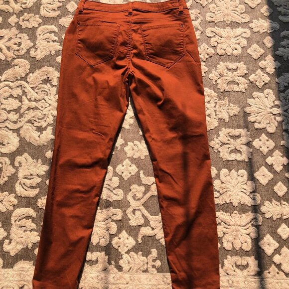Kensie Jeans, Effortless Ankle, Rust Colored, Cropped Jeans, Sz: 8/29(see msmts) - Picture 2 of 13